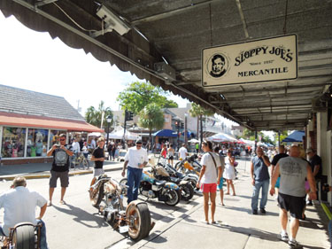 Poker Run 2012 photo - Duval Street, Key West